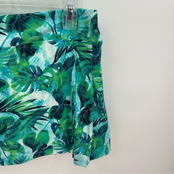 TOMMY BAHAMA Women's Golf Floral Pleated Skort Size XL Pull On Skirt Stretch - Picture 7 of 8